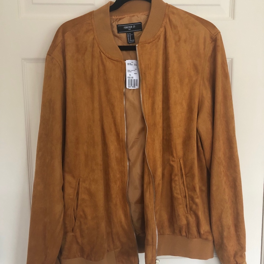 Forever 21 Suede Bomber
